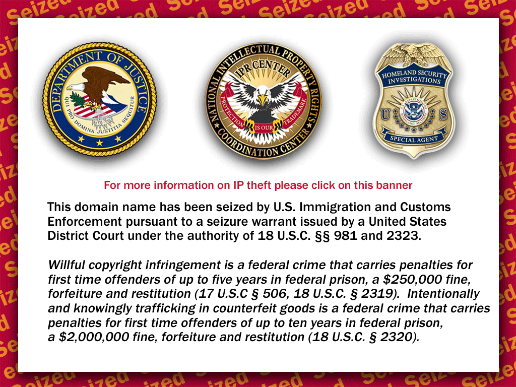 Domain seized by the bizbuv